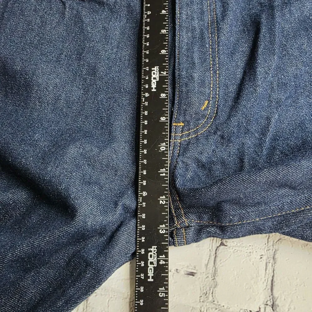 Vtg 80s JC Penney Men's 38x32 Blue Dark Denim Boot Cut Jeans